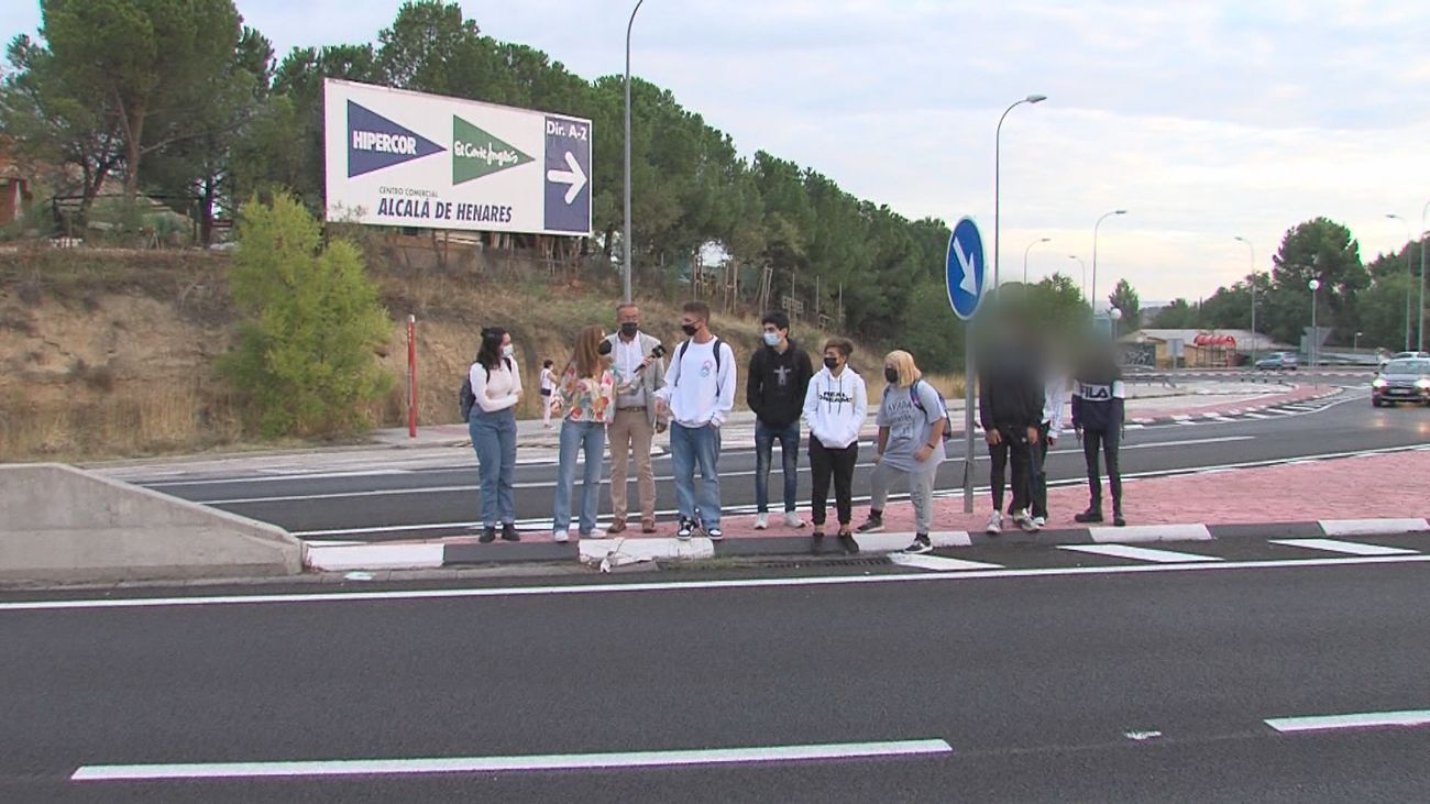 La auténtica odisea que viven los alumnos de bachillerato para ir a clase en Villalbilla