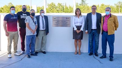 El CD Leganés homenajea a Salustiano Toribio, histórico aficionado del club