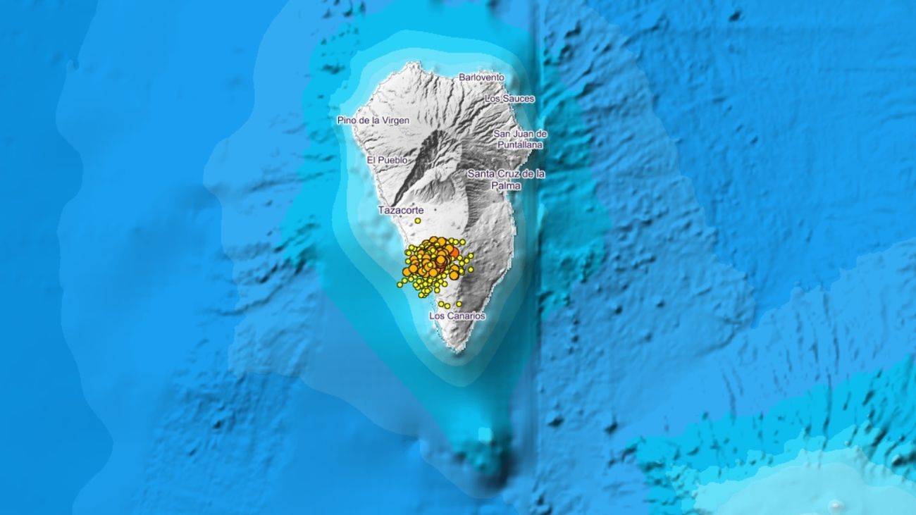 Alerta en la isla de La Palma por una posible erupción volcánica