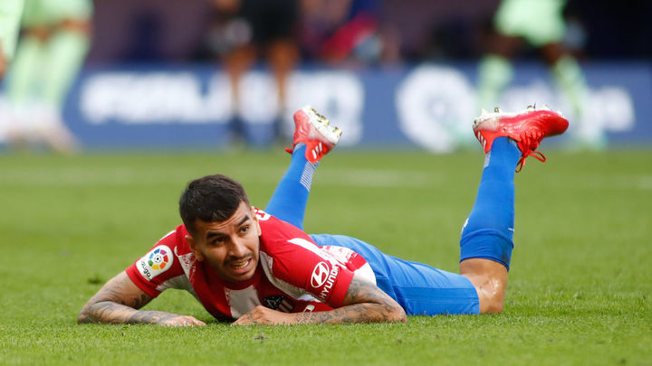 Ángel Correa durante un momento del encuentro contra el Athletic de Bilbao / Europa Press