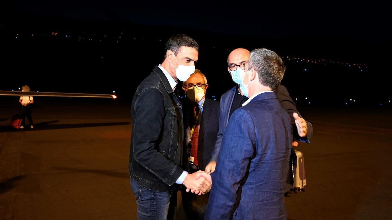 Pedro Sánchez afirma que "la seguridad de las personas está garantizada en La Palma"