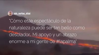 Los famosos se vuelcan con los vecinos de La Palma