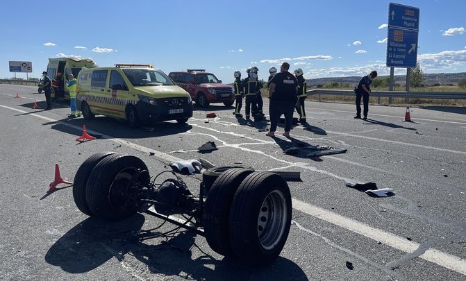 Accidente en Villanueva del Pardillo / @112cmadrid
