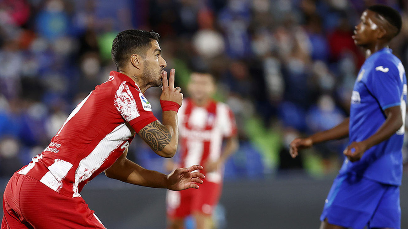 1-2. Un doblete de Luis Suárez acaba con un Getafe que le plantó cara