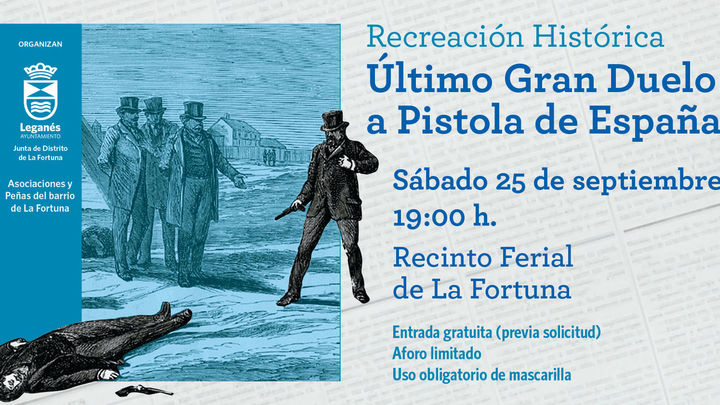 Cartel del espectáculo sobre la recreación del duelo en Leganés / AYTO LEGANÉS
