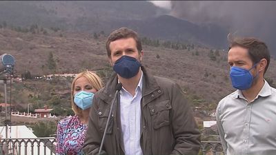 Casado pide "unidad de acción" y ayudas inmediatas ante la situación de emergencia de La Palma