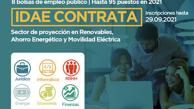 Claves para optar a 8 bolsas de empleo en el IDAE
