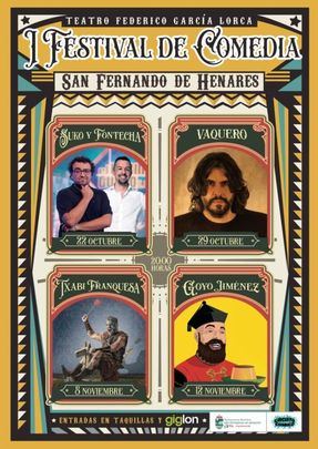 Cartel del Festival de la Comedia de San Fernando de Henares / AYTO SAN FERNANDO DE HENARES