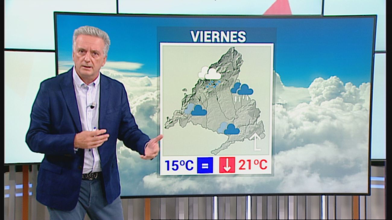 Alerta amarilla en Madrid por tormentas desde las 22.00 h de este jueves y durante todo el viernes