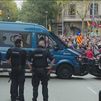 Protestas por la detención de Puigdemont ante consulado de Italia en Barcelona