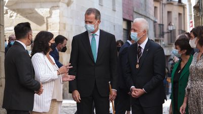 El rey insiste en la importancia de ayudar a los afectados por el volcán de La Palma