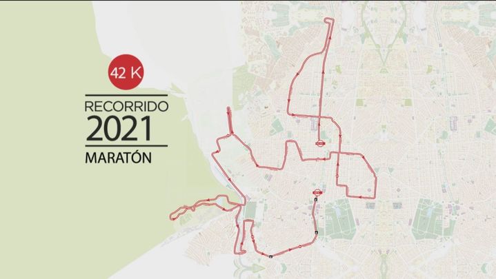 Recorrido de la Maratón popular de Madrid para este domingo / REDACCIÓN