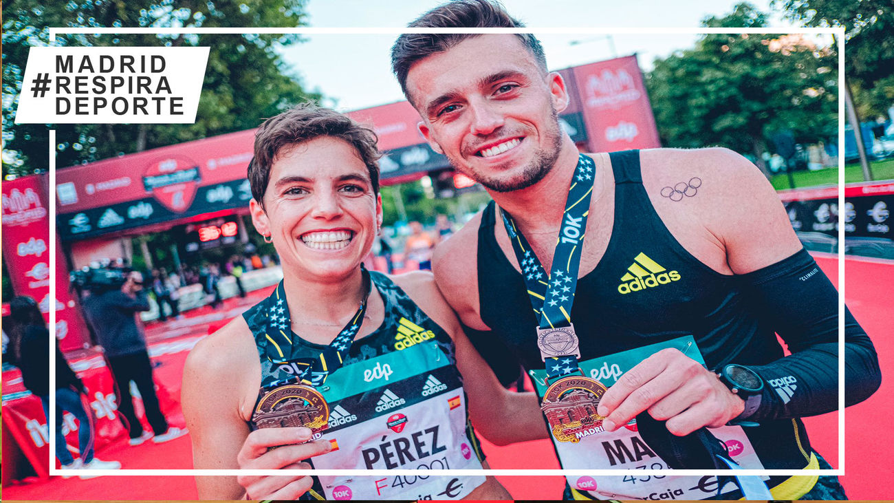 Carlos Mayo y Marta Pérez reinan en los 10K de Madrid