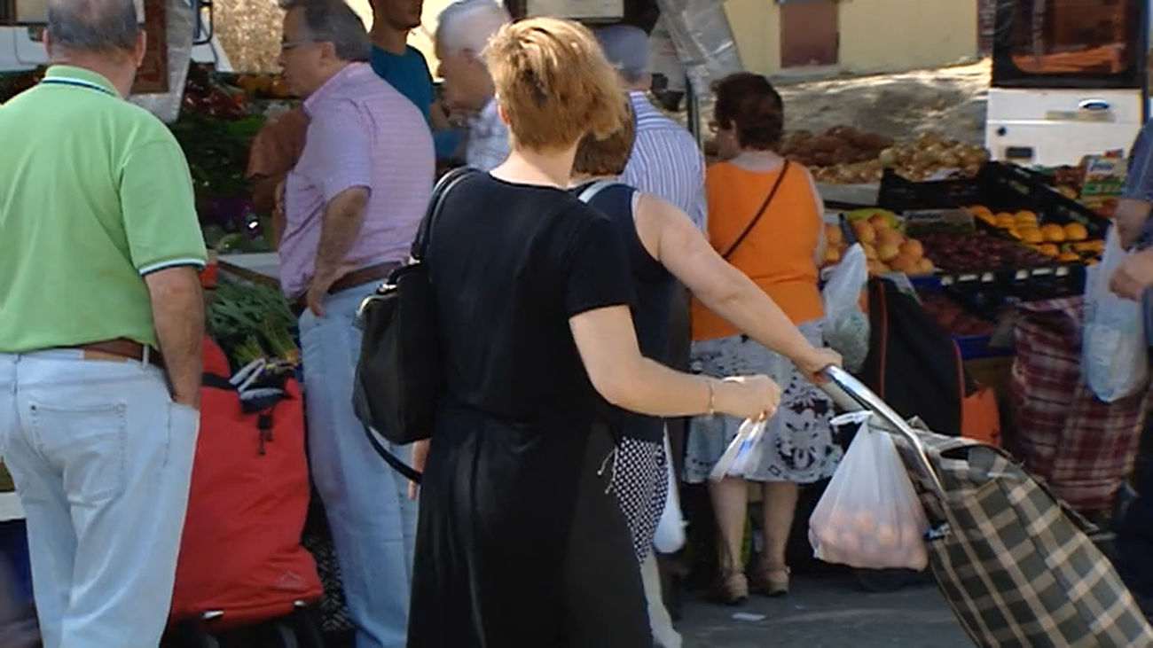 Mercadillo en Madrid
