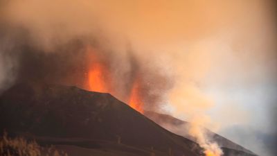Una semana después de la explosión del volcán de La Palma, las coladas se ralentizan