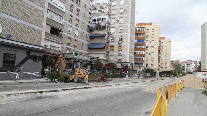 Obras en la calle Estocolmo de Móstoles / AYTO MOSTOLES