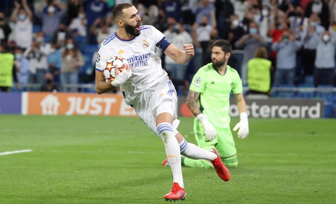 Benzema ante el Sheriff / EFE