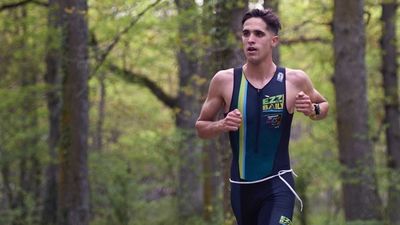 Diego Méntrida, campeón de España de triatlón de media distancia