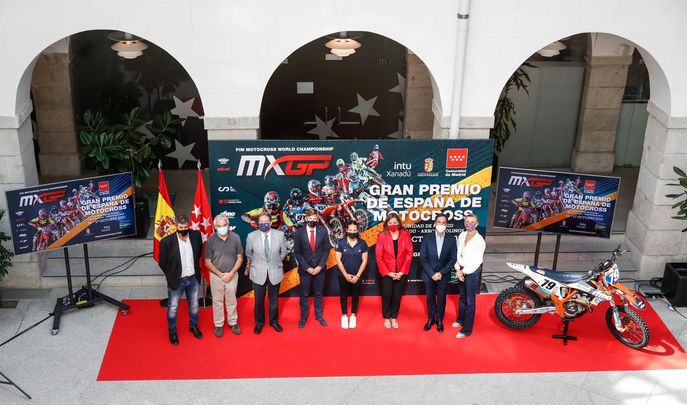 Presentación del GP España de Motocross / @deportecmadrid