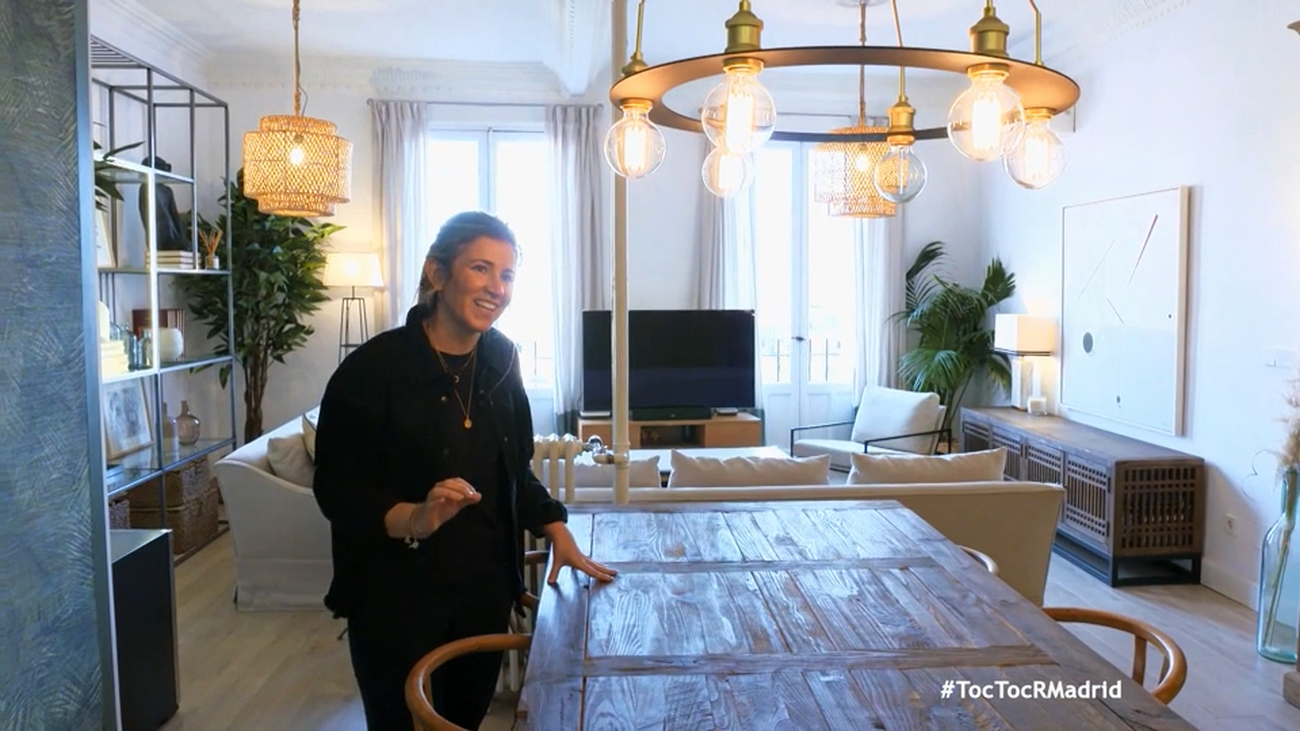 Un piso centenario reformado en Chamberí pasa de 13 habitaciones a un amplio salón-comedor-cocina