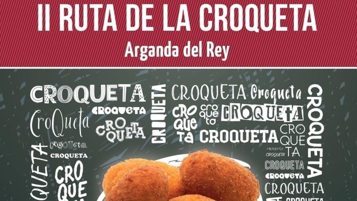 Cartel de la edición de este año de la Ruta de la Croqueta de Arganda del Rey / AYTO ARGANDA DEL REY