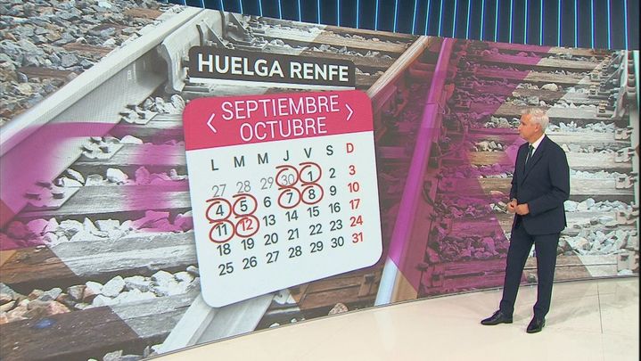 Calendario de huelga de los maquinistas de Renfe / REDACCIÓN