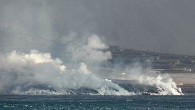 La calidad del aire de La Palma empeora, pero los vientos alisios ayudan a alejar los gases tóxicos