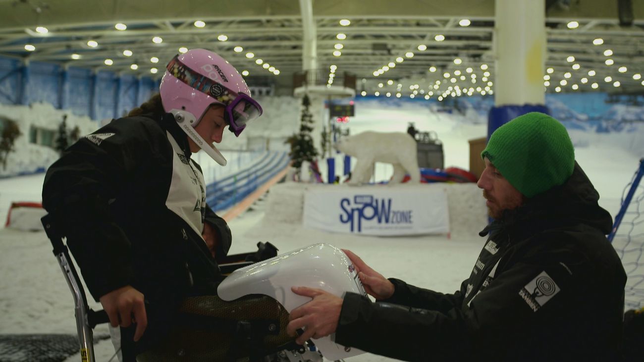 Audrey, una vida de superación sobre los esquís