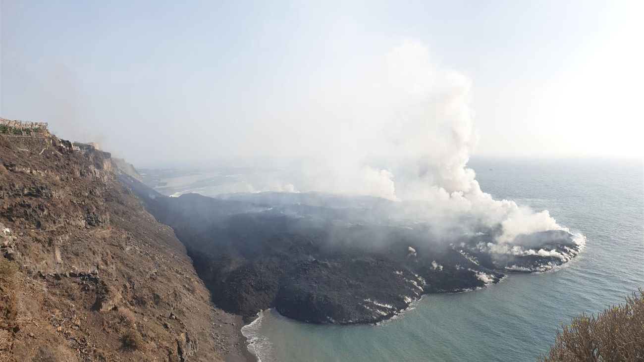 El volcán de La Palma cuenta con dos nuevas coladas