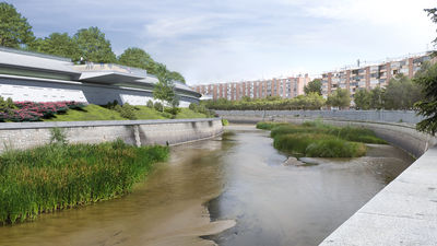 Las obras de cubrimiento del entorno del Calderón ocuparán uno de los carriles de la M-30 desde el lunes