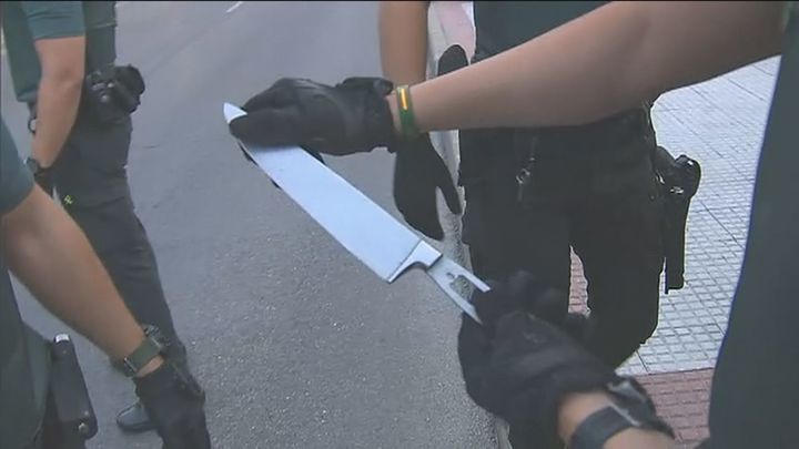 El cuchillo incautado / REDACCIÓN