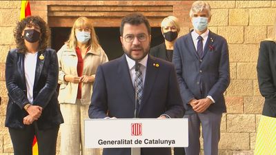Aragonès dice que el referéndum de independencia es la solución inevitable