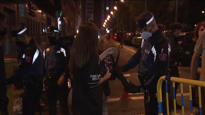 Noche sin macrobotellones en Madrid