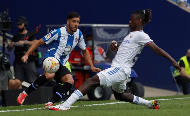 Camavinga ante el Espanyol / EFE