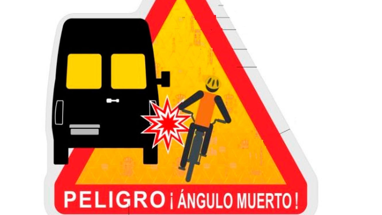 La DGT crea una señal de ángulos muertos en furgonetas, autobuses y camiones