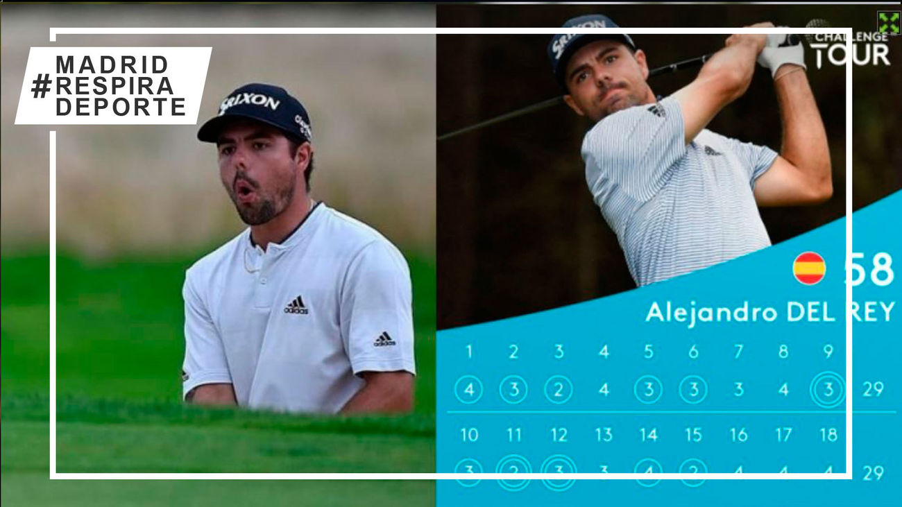 El madrileño Álex del Rey hace historia con un vueltón de 58 golpes