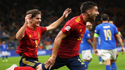 1-2. España, a la final de la Liga de las Naciones con una victoria brillante ante Italia