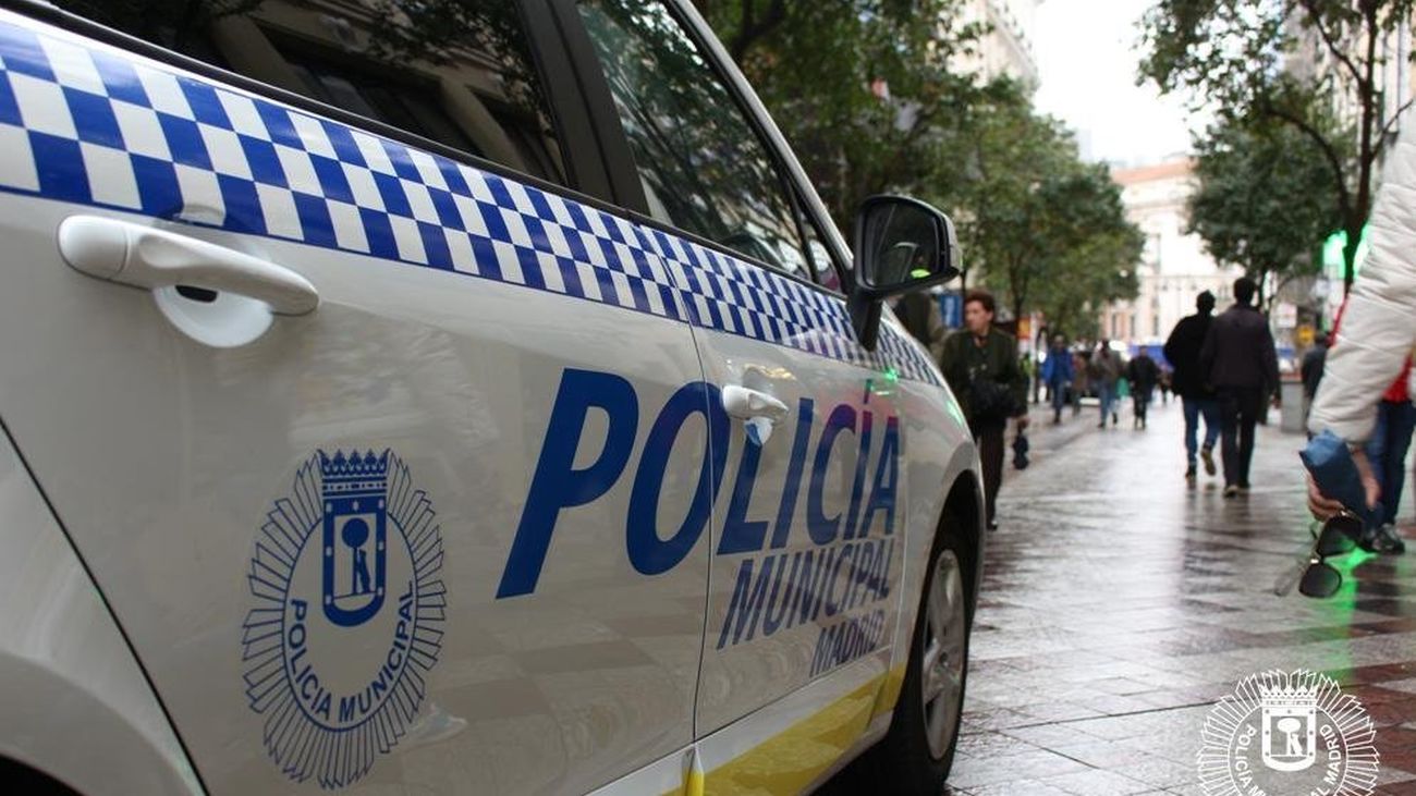 Un coche de la Policía Municipal de Madrid
