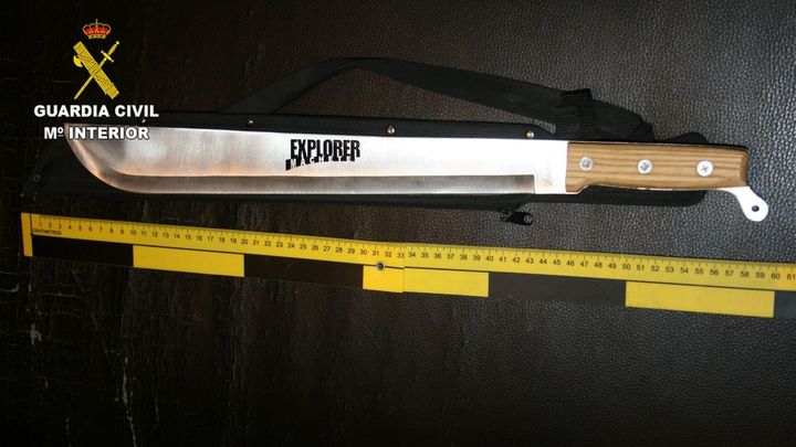 Arma blanca incautada por la Guardia Civil / GUARDIA CIVIL