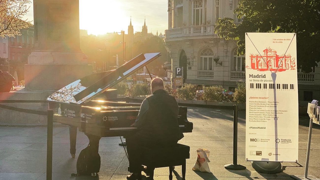 Pianos a la calle en Madrid para llenarla de música