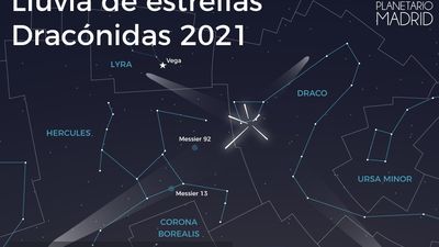 Si te perdiste las Perseidas, este viernes tienes otra oportunidad con las Dracónidas