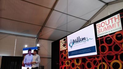 La alegría de Manuel Marina, CEO de IDOVEN, tras ganar el South Summit 2021