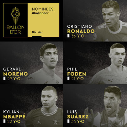 Candidatos al Balón de Oro / @francefootball