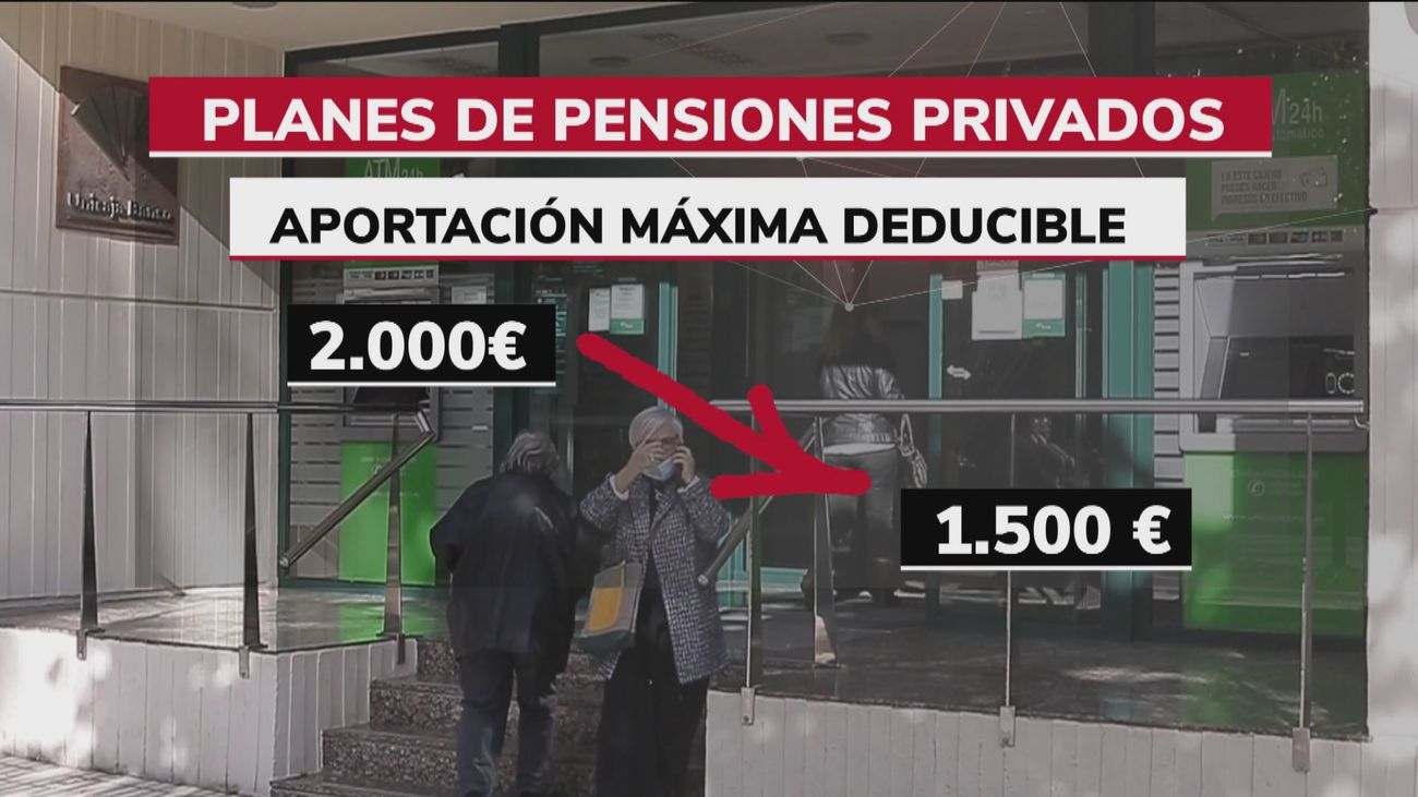 El Gobierno reduce a 1.500 euros la aportación con derecho a deducción en planes de pensiones privados