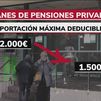 El Gobierno reduce a 1.500 euros la aportación con derecho a deducción en planes de pensiones privados