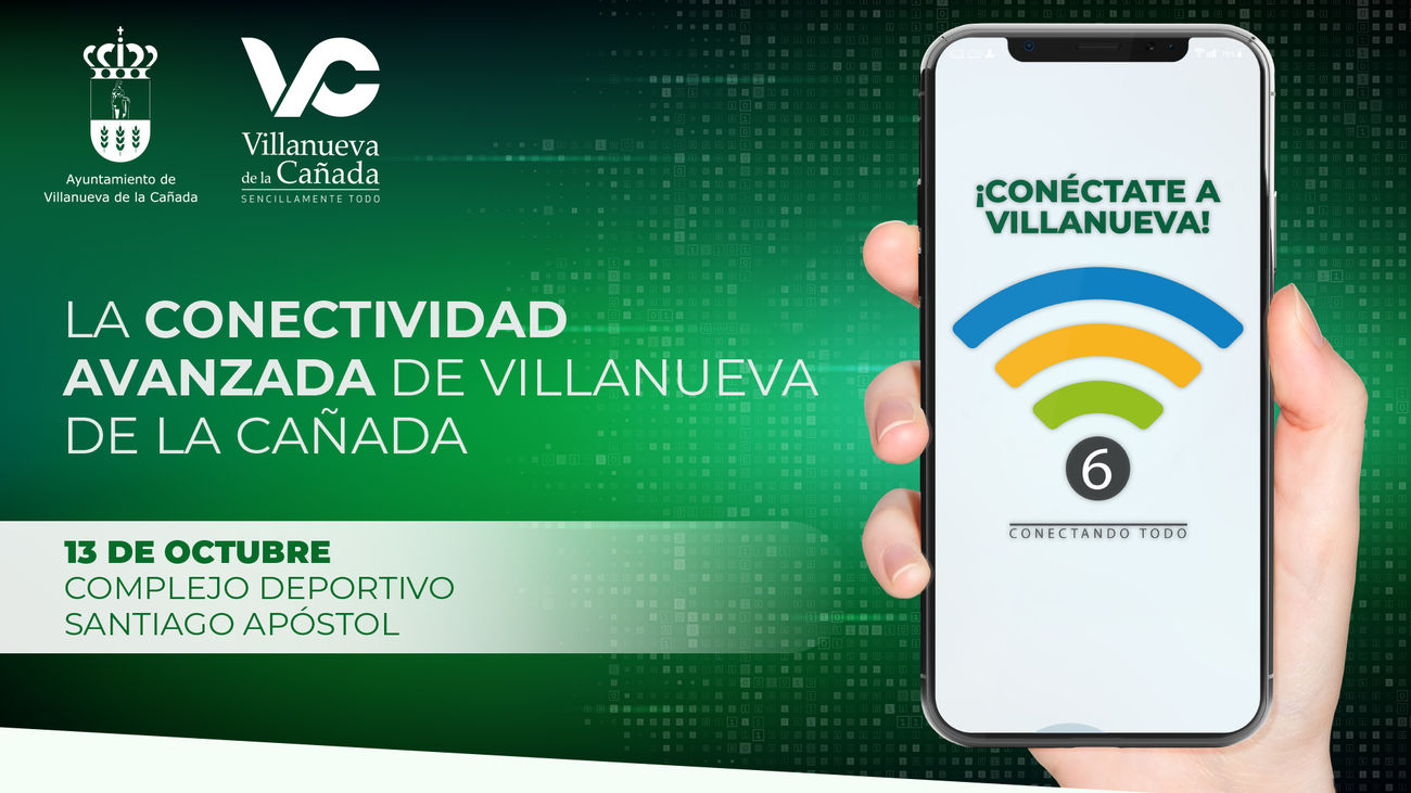 Anuncio de la red WiFi 6 de Villanueva de la Cañada