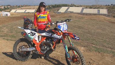 Gabriela Seisdedos, una 'leona' del motocross