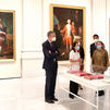 El rey inaugura el nuevo espacio expositivo del Banco de España con Goya