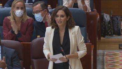 Díaz Ayuso dice que se ha pasado del "España nos roba" a "robar a Madrid”