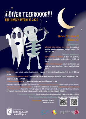 Programa del Halloween infantil de San Sebastián de los Reyes / AYTO SAN SEBASTIÁN DE LOS REYES